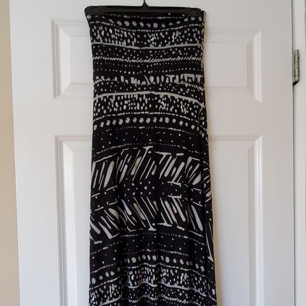 Convertible Strapless Maxi Dress and Skirt